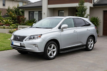 Lexus RX 2009-2015 Side Steps Tayga Black (2 pcs, Aluminum) photo 1