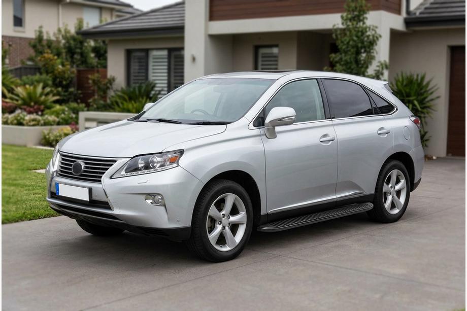 Lexus RX 2009-2015 Side Steps Tayga Black (2 pcs, Aluminum) Image