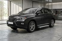 Lexus RX 2009-2015 Side Steps New Vision Grey (2 pcs, Aluminum) photo 1