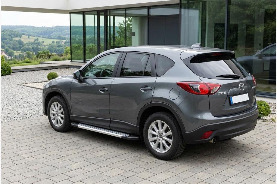 Mazda CX-5 2012-2017 Side Steps New Vision Grey (2 pcs, Aluminum) Image