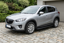 Mazda CX-5 2012-2017 Side Steps Tayga Black (2 pcs, Aluminum) photo 1