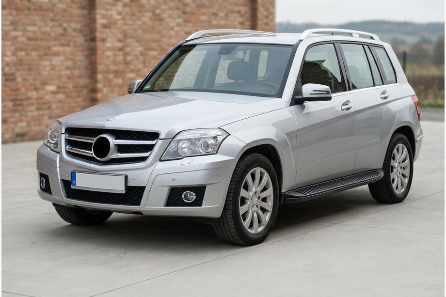 Mercedes GLK class X204 2008-2015 Side Steps Tayga Black (2 pcs, Aluminum) Photo 1