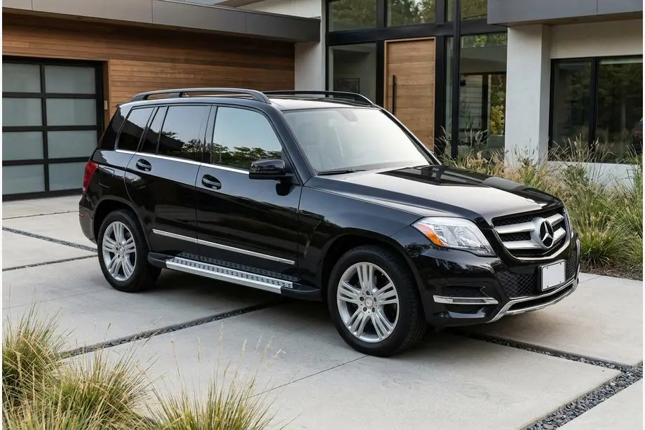 Mercedes GLK class X204 2008-2015 Side Steps New Vision Grey (2 pcs, Aluminum) Image