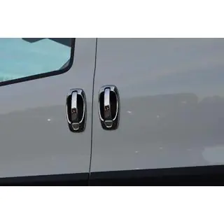 Chrome door handle covers and surrounds (stainless steel, 8 pcs) photo 1