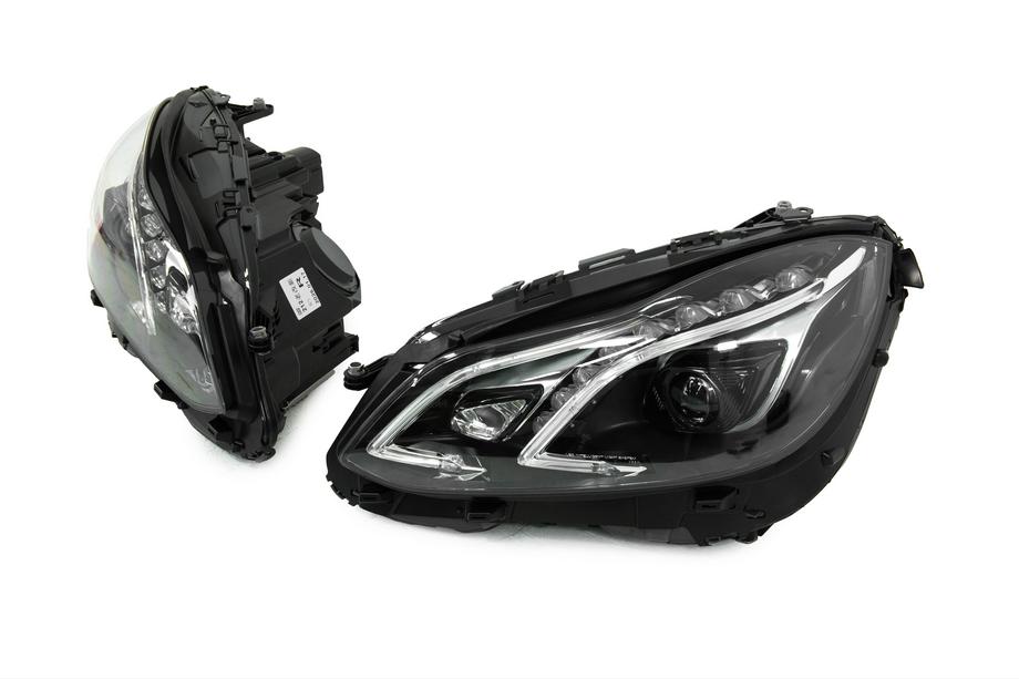 Mercedes E-class W212 2009-2016 Front headlights (2 pcs, facelift, with control units) Photo 3