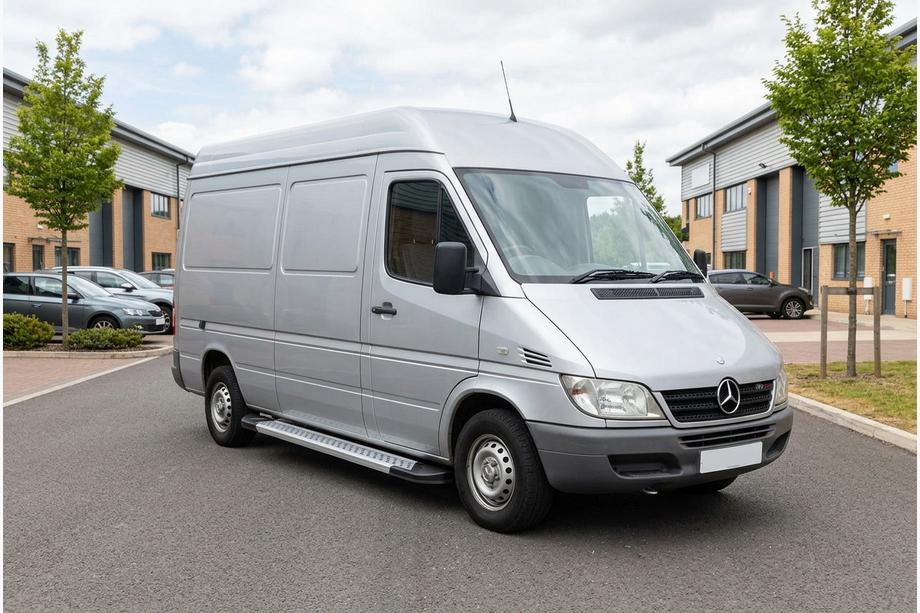 Mercedes Sprinter W901/902/903/904/905 1995–2006 Side Steps New Vision Grey (2 pcs, Aluminum) Image
