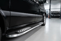 Mercedes Vito W639 2004-2014 Side Steps Tayga V2 (2 pcs, Aluminum) photo 1