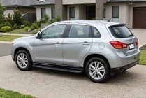 Mitsubishi ASX 2010-2023 Side Steps Tayga Black (2 pcs, Aluminum) photo 1