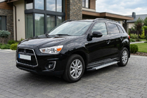 Mitsubishi ASX 2010-2023 Side Steps New Vision Grey (2 pcs, Aluminum) photo 1