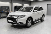 Mitsubishi Outlander 2012-2021 Side Steps New Vision Grey (2 pcs, Aluminum) photo 1