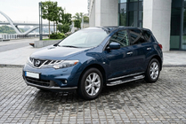 Nissan Murano 2008-2014 Side Steps Tayga V2 (2 pcs, Aluminum) photo 1