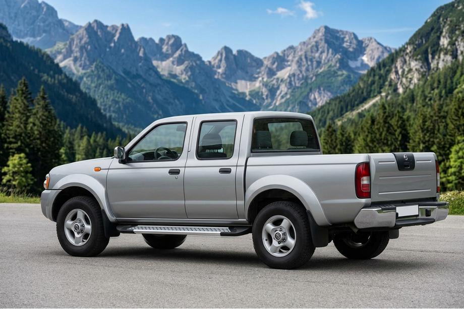 Nissan NP300 1999-2015 Side Steps New Vision Grey (2 pcs, Aluminum) Image