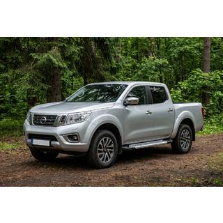 Side Steps New Vision Grey (2 pcs, Aluminum) Nissan Navara/NP300 2016- photo 1