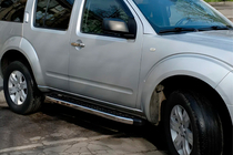 Nissan Pathfinder R51 2005-2014 Side Steps BlackLine (2 pcs, aluminum) photo 1