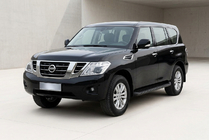 Nissan Patrol Y62 2010-2024 Side Steps Tayga Black (2 pcs, Aluminum) photo 1