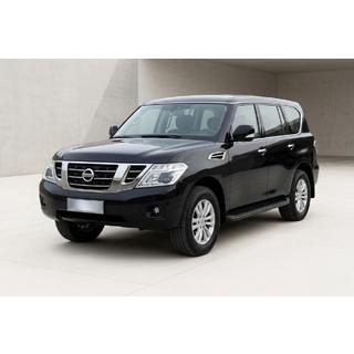 Side Steps Tayga Black (2 pcs, Aluminum) Nissan Patrol Y62 2010-2024 photo 1