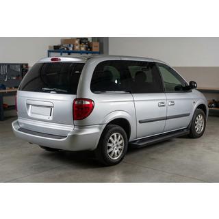 Side Steps Allmond Black (2 pcs, Aluminum) Chrysler Voyager 2001-2007 photo 1