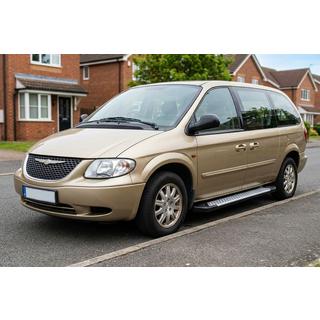 Side Steps Allmond Grey (2 pcs, Aluminum) Chrysler Voyager 2001-2007 photo 1