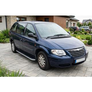 Side Steps Tayga Grey (2 pcs, Aluminum) Chrysler Voyager 2001-2007 photo 1