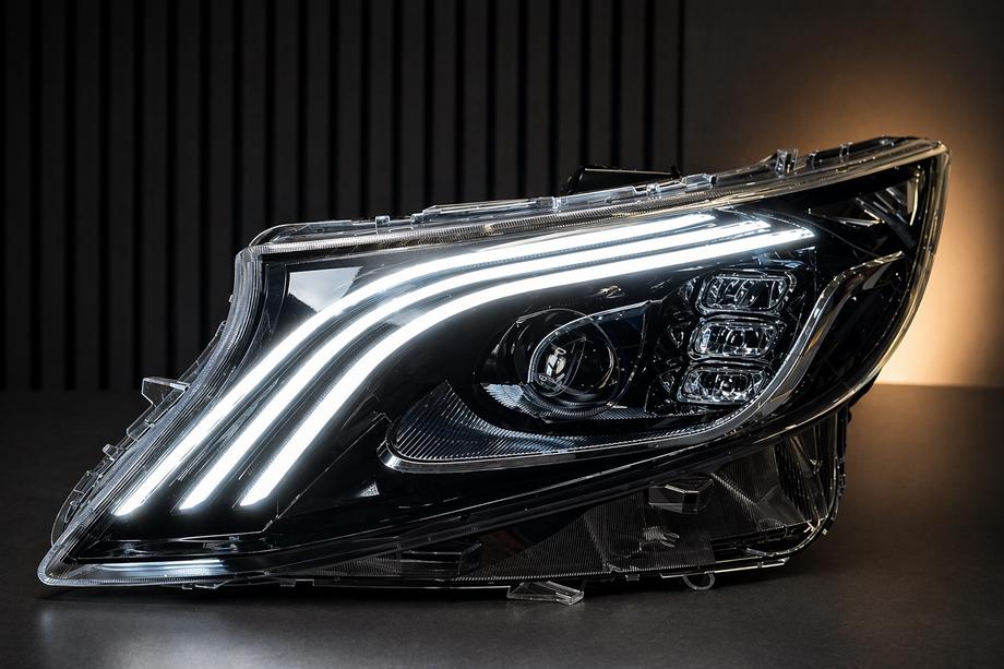 Mercedes Vito/V-class W447 2014- Maybach-style LED Headlights (for Vito, Set of 2) Image