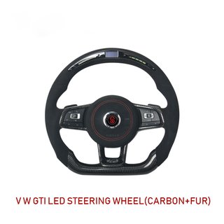 Steering Wheel (Carbon + LED Display) Volkswagen Golf 6 2008-2014 photo 2