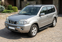 Nissan X-trail T30 2002-2007 Side Steps Tayga Black (2 pcs, Aluminum) photo 1