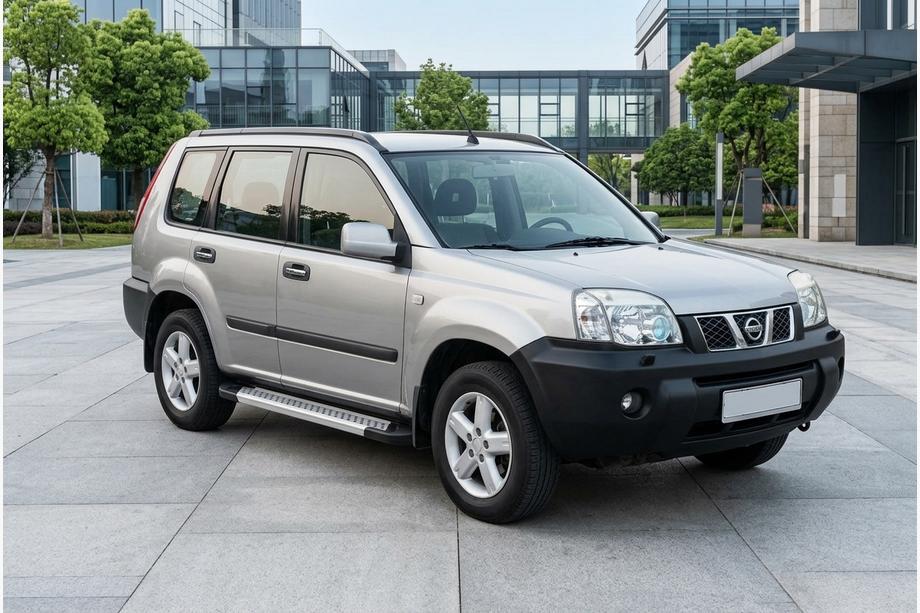 Nissan X-trail T30 2002-2007 Side Steps New Vision Grey (2 pcs, Aluminum) Image