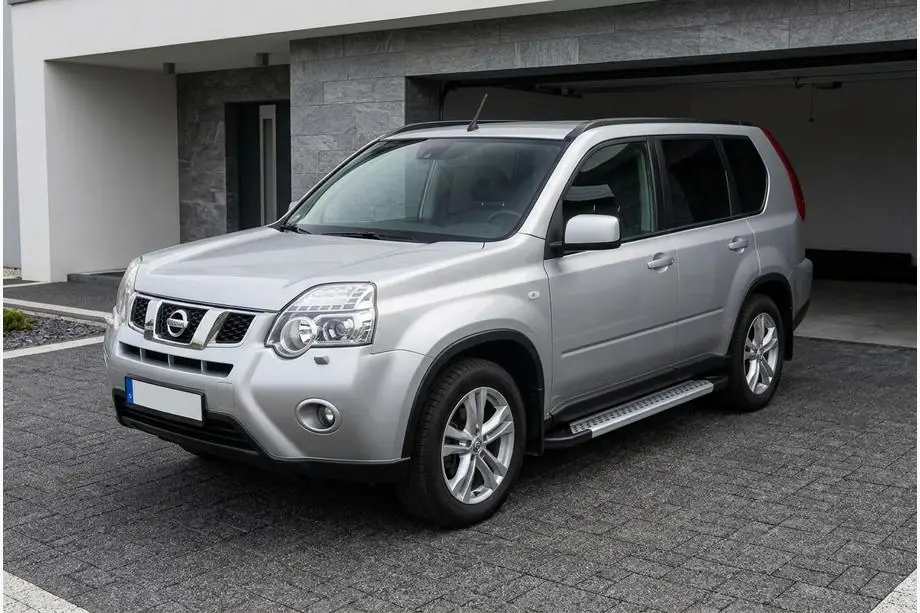 Nissan X-trail T31 2007-2014 Side Steps New Vision Grey (2 pcs, Aluminum) Image