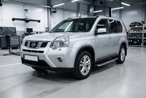 Nissan X-trail T31 2007-2014 Side Steps BlackLine (2 pcs, Aluminum) photo 1