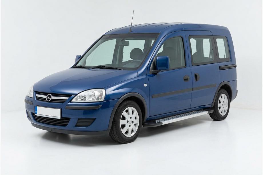 Opel Combo 2002–2012 Side Steps New Vision Grey (2 pcs, Aluminum) Image