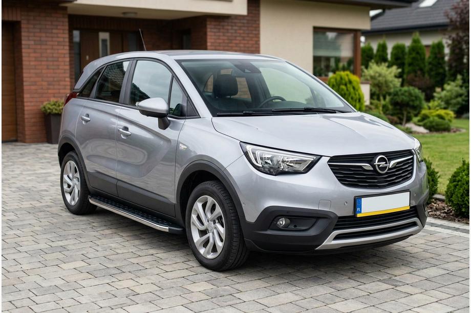 Opel Crossland X 2017-2024 Side Steps BlackLine (2 pcs, Aluminum) Image