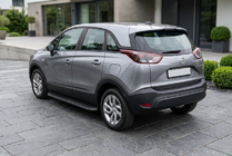 Opel Crossland X 2017-2024 Side Steps Tayga Black (2 pcs, Aluminum) photo 1