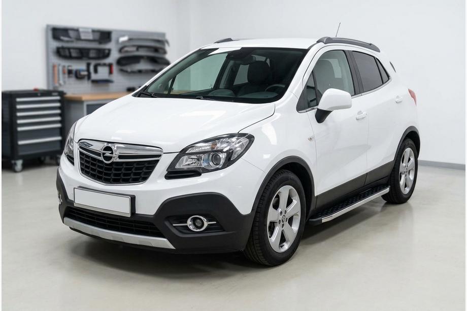 Opel Mokka 2012-2021 Side Steps BlackLine (2 pcs, Aluminum) Image