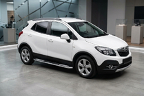 Opel Mokka 2012-2021 Side Steps Tayga V2 (2 pcs, Aluminum) photo 1