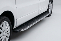 Opel Vivaro 2001–2015 Side Steps BlackLine (2 pcs, aluminum) photo 1