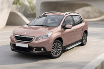 Peugeot 2008 2013-2019 Side Steps New Vision Grey (2 pcs, Aluminum) photo 1