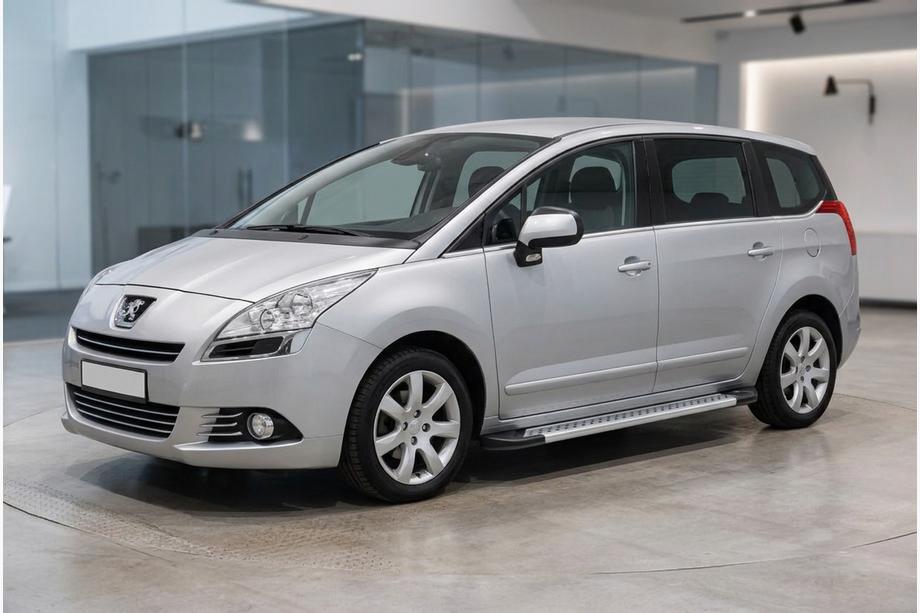 Peugeot 5008 2009-2016 Side Steps New Vision Grey (2 pcs, Aluminum) Image