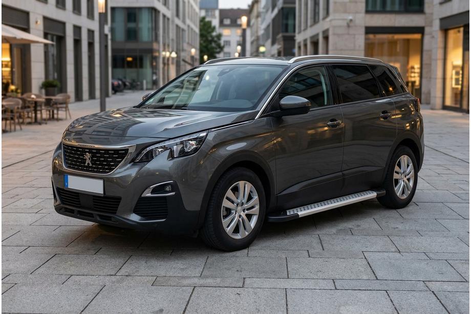 Peugeot 5008 2016-2023 Side Steps New Vision Grey (2 pcs, Aluminum) Image