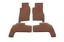 Nissan Patrol Y61 1997-2011 EVA Floor Mats (brick red) 2 Pieces (Front) photo 1
