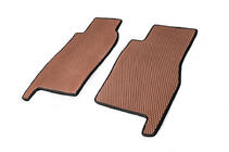 Nissan Patrol Y61 1997-2011 EVA Floor Mats (brick red) 2 Pieces (Front) photo 4