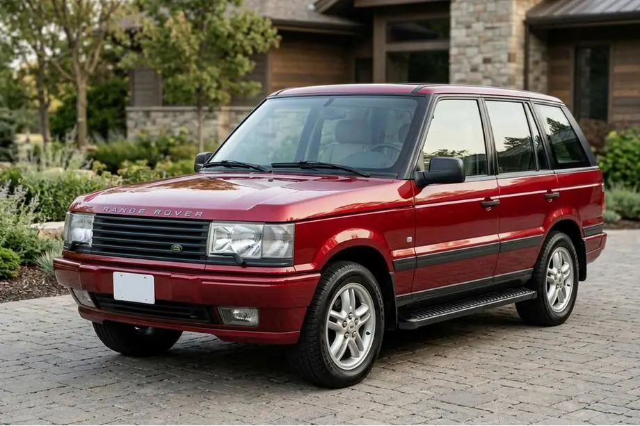 Range Rover II P38A 1997-2002 Side Steps Tayga Black (2 pcs, Aluminum) Image