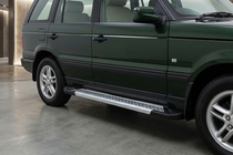 Range Rover II P38A 1997-2002 Side Steps New Vision Grey (2 pcs, Aluminum) photo 1