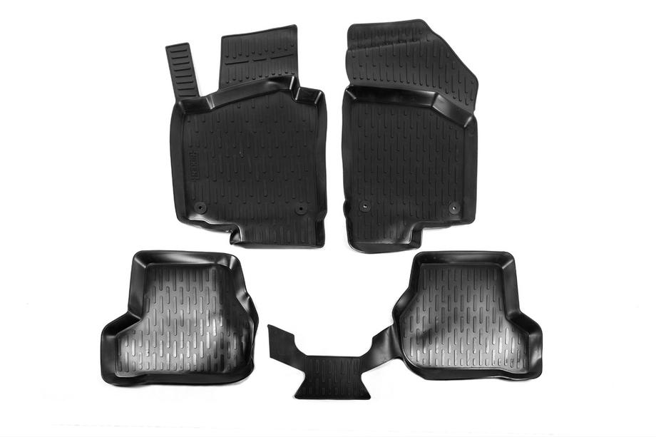 Volkswagen Golf 5 2003-2009 Rubber Floor Mats (4 pcs, Niken 3D) Image