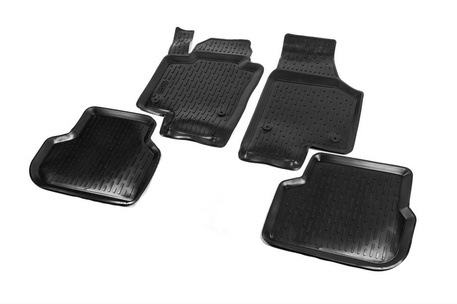 Volkswagen Jetta 2011-2018 Rubber Floor Mats (4 pcs, Niken 3D) Photo 2