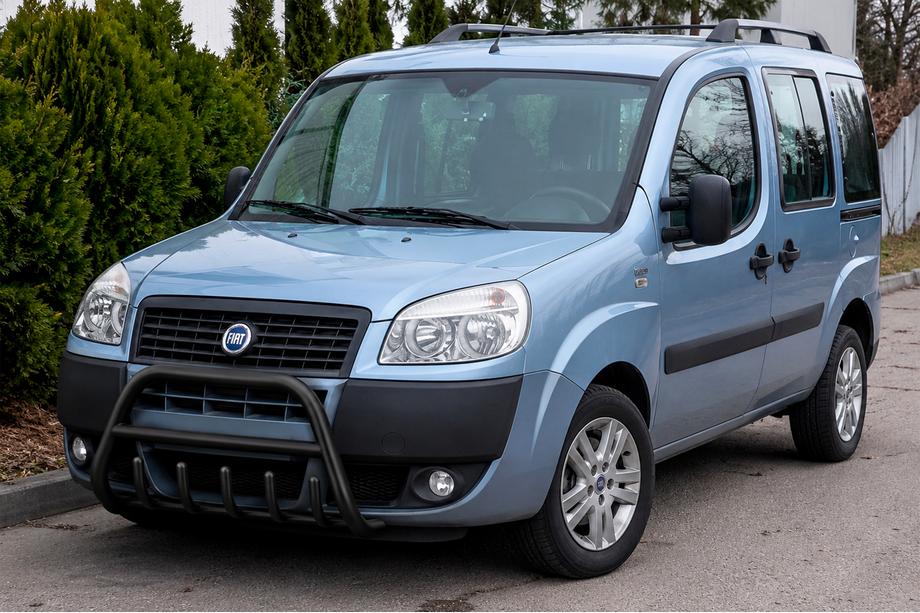 Fiat Doblo I 2005-2010 Bull Bar WT004 Black Photo 1