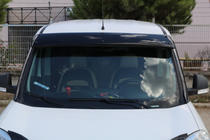 Fiat Doblo II 2010-2022 Windshield visor (black gloss, 5mm) photo 4