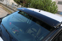 Opel Combo 2012-2018 Windshield visor (black gloss, 5mm) photo 8