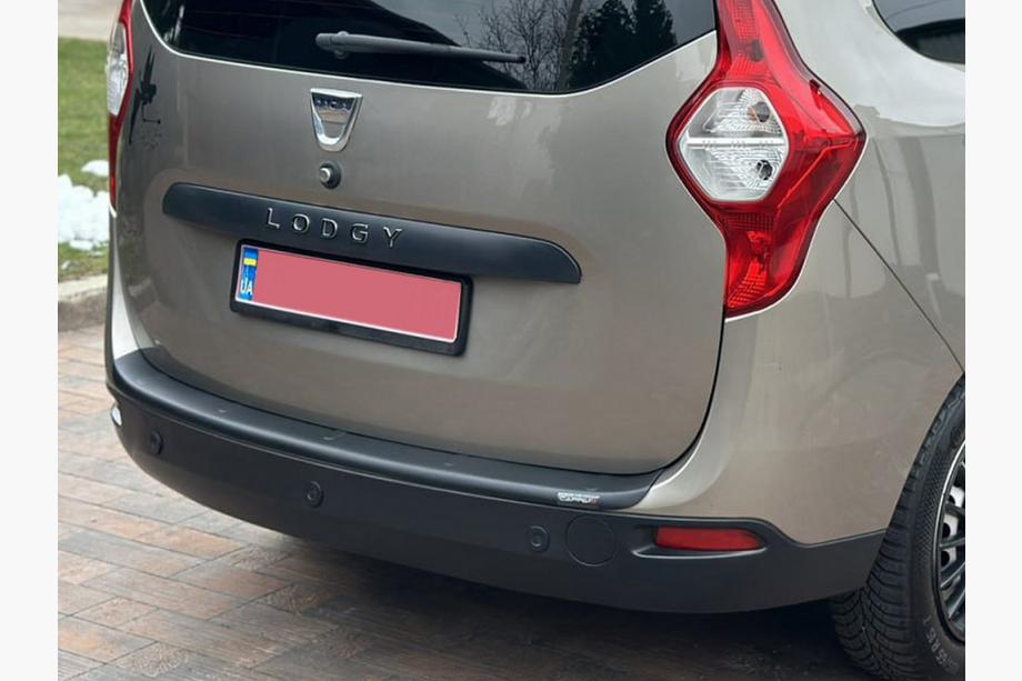 Dacia Lodgy 2012-2022 Rear Bumper Protector EuroCap (ABS) Photo 3