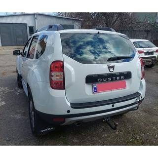 Rear Bumper Protector EuroCap (ABS) Renault Duster 2008–2017 photo 2