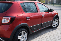 Dacia Sandero 2013-2020 Door Moldings (4 pcs, ABS) photo 1